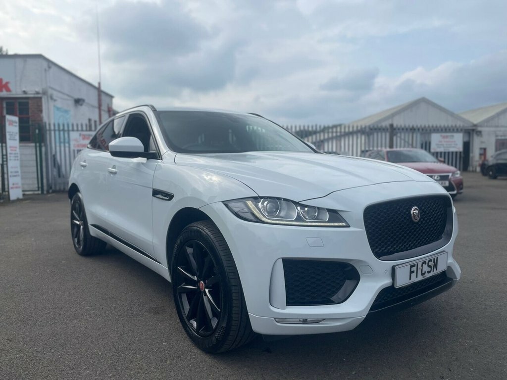 Jaguar F-Pace 2L Chequered Flag BP19JKY White #2
