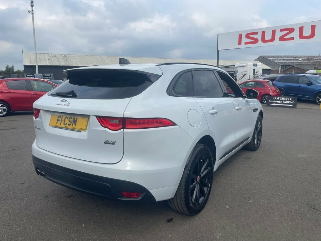Jaguar F-Pace 2L Chequered Flag BP19JKY White #5