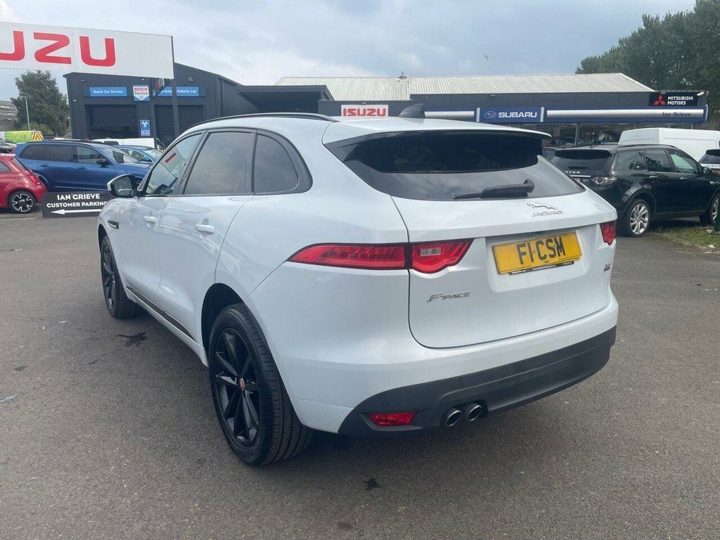 Jaguar F-Pace 2L Chequered Flag BP19JKY White #4