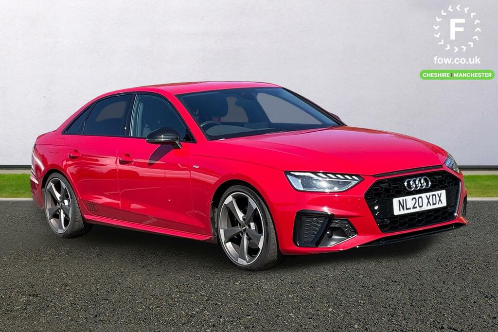 Audi A4 40 Tfsi Black Edition S Tronic Red