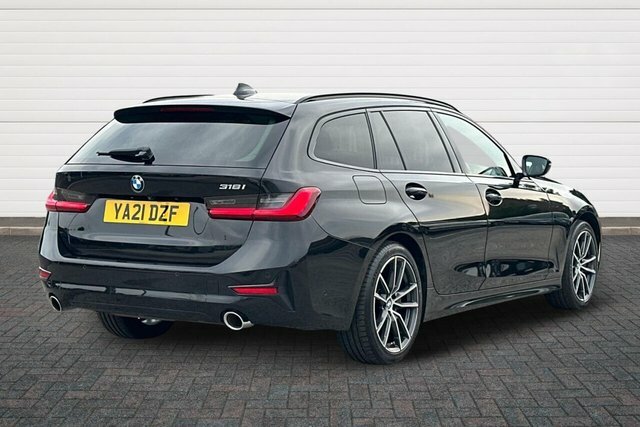 BMW 3 Series 318I Sport Touring YA21DZF Black #3