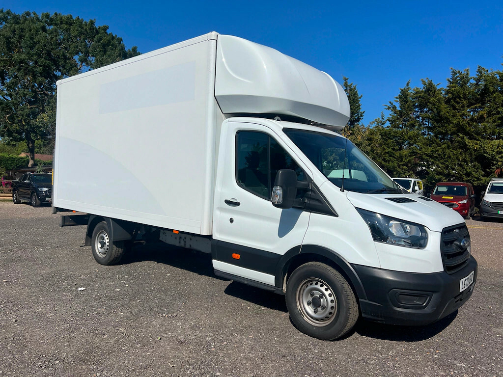 Ford Transit Custom 350 Leader Ecoblue L4 Luton Van Luton Van M LC72EHZ White #2