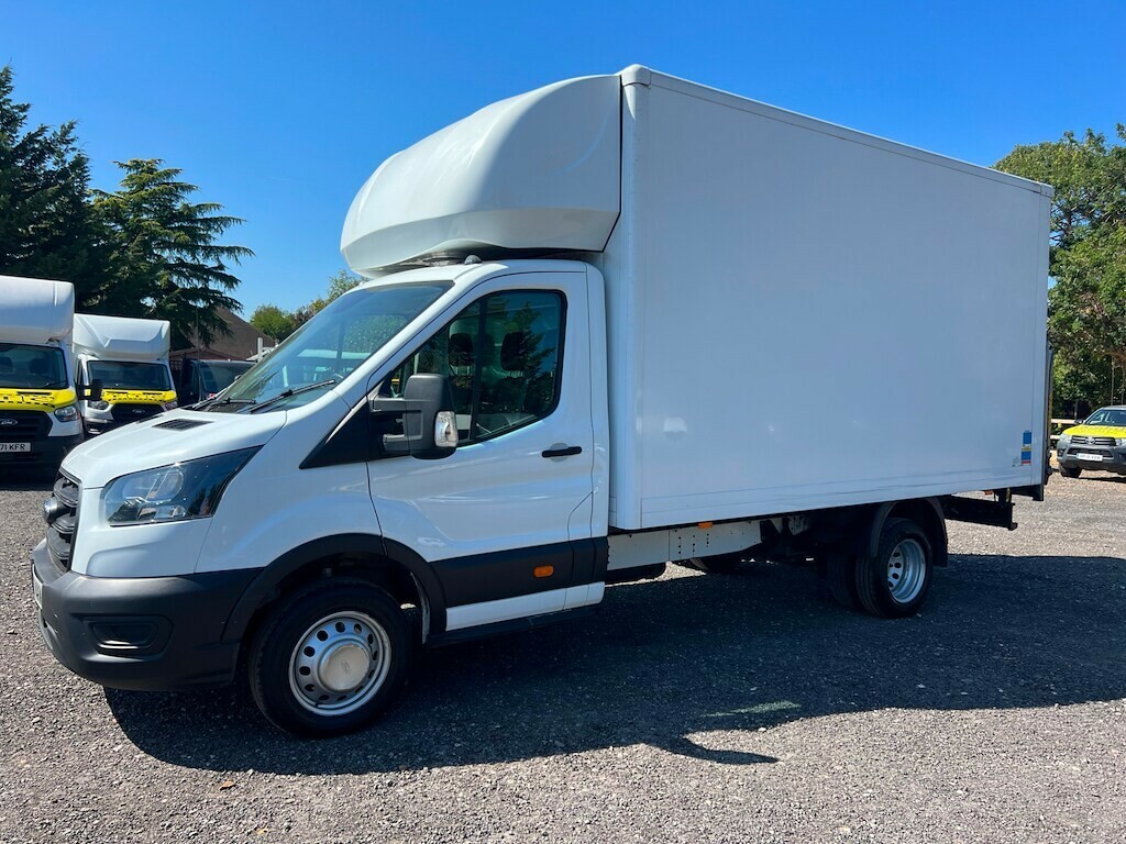 Ford Transit Custom 2.0 Ecoblue 130Ps Chassis Cab Chassis Cab M HN23NXW White #2