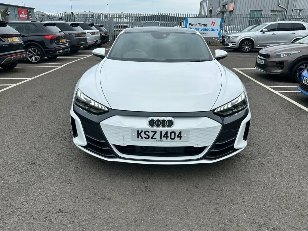 Audi E Tron GT Saloon White #6