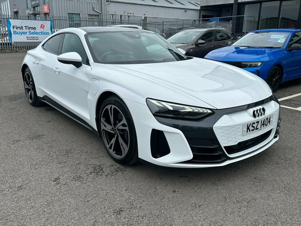 Audi E Tron GT Saloon White #5