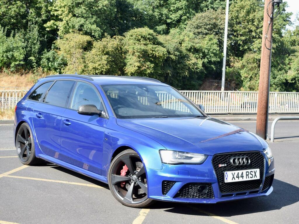 Audi RS4 Avant Estate 4.2 Fsi V8 S Tronic Quattro Euro 5 201 Blue