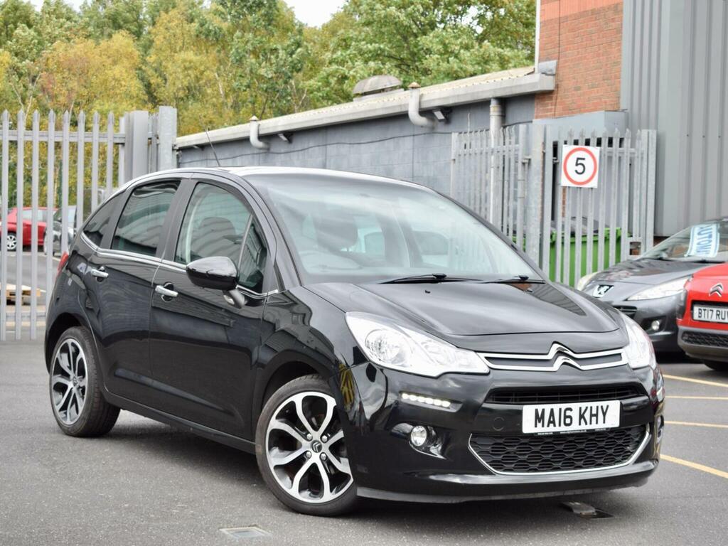 Citroen C3 Hatchback 1.2 Puretech Platinum Etg6 Euro 6 Ss Black
