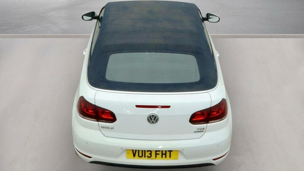 Volkswagen Golf Convertible 1.6 Tdi Bluemotion Tech Se Cabriolet E White #6