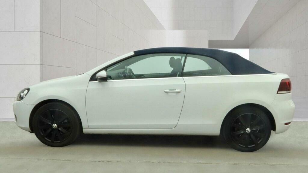 Volkswagen Golf Convertible 1.6 Tdi Bluemotion Tech Se Cabriolet E White #4