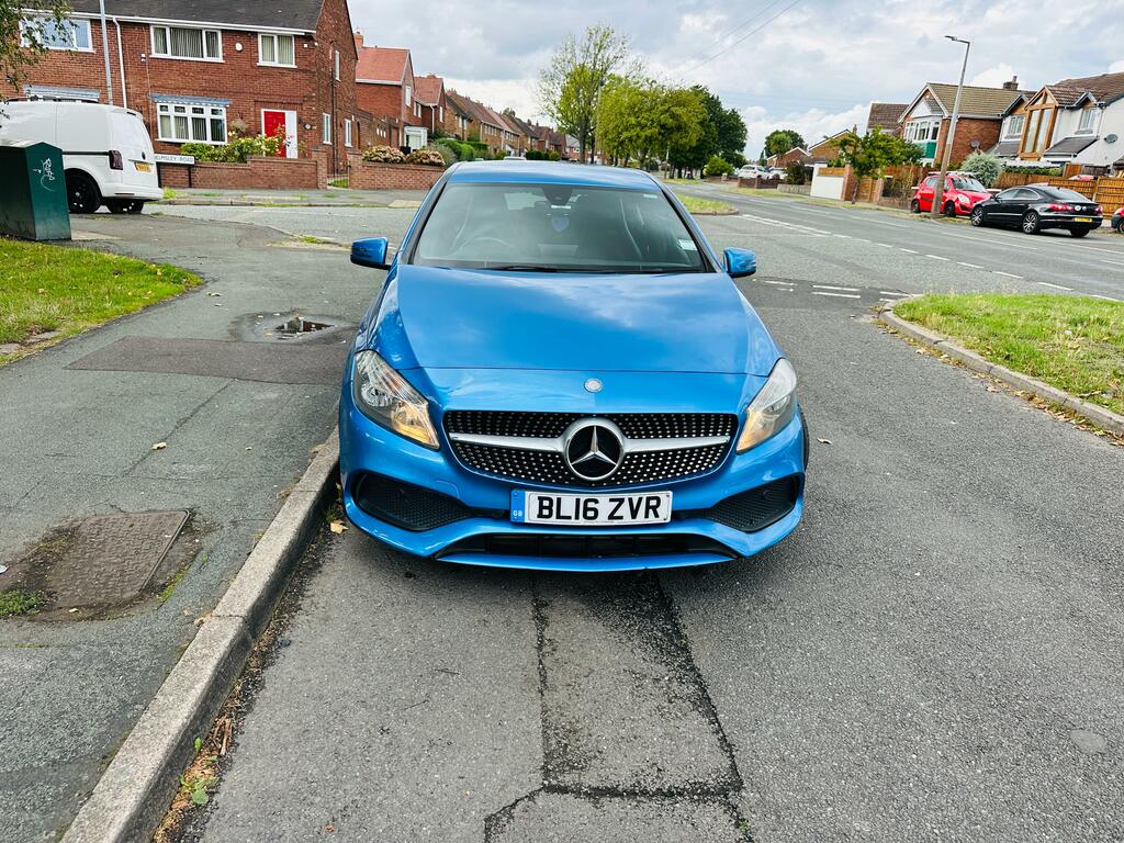 Mercedes-Benz A Class 2.1 A200d Amg Line Hatchback 7G-dct Eur Blue #3