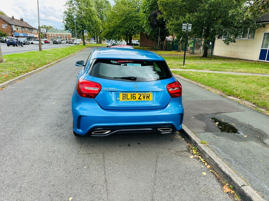 Mercedes-Benz A Class 2.1 A200d Amg Line Hatchback 7G-dct Eur Blue #2