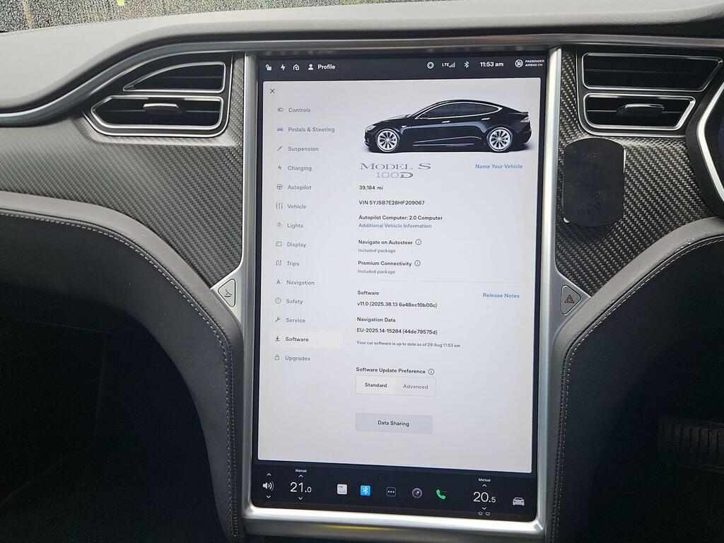 Tesla Model S Model S 90D Silver #27