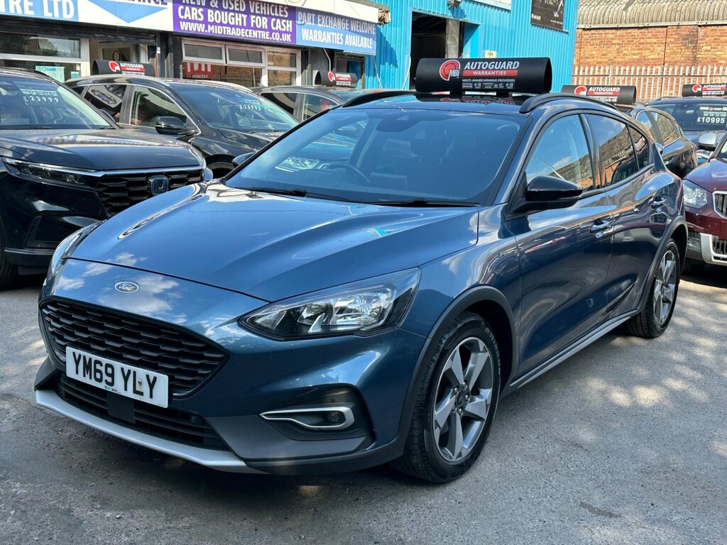 Ford Focus 1.0T Ecoboost Active Euro 6 Ss YM69YLY Blue #3