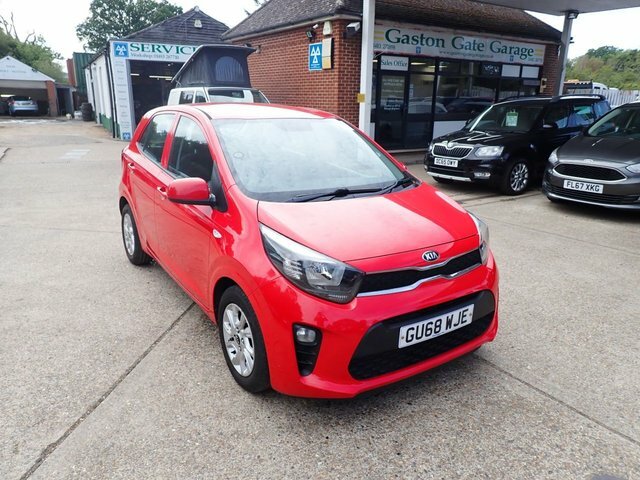 Kia Picanto Hatchback GU68WJE Red