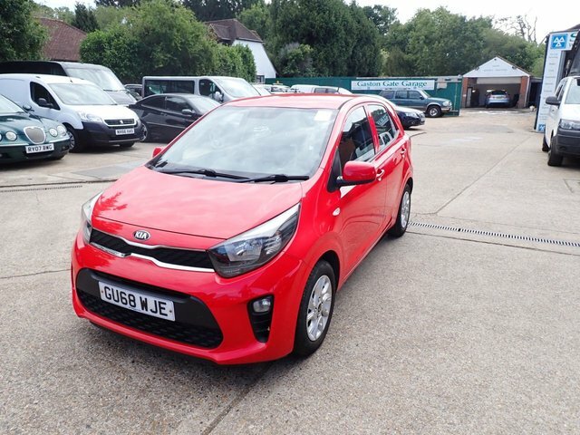 Kia Picanto Hatchback GU68WJE Red #4