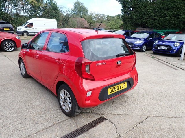 Kia Picanto Hatchback GU68WJE Red #3