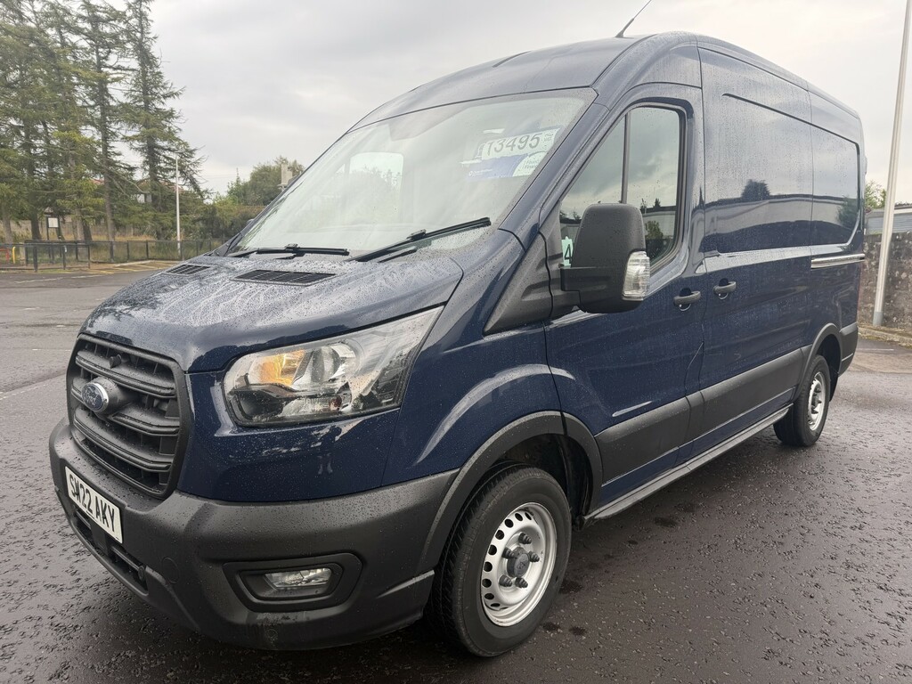 Ford Transit Custom Panel Van 2.0 Transit Leader Van 310 L2 2.0L Ecobl SW22AKY Blue #5