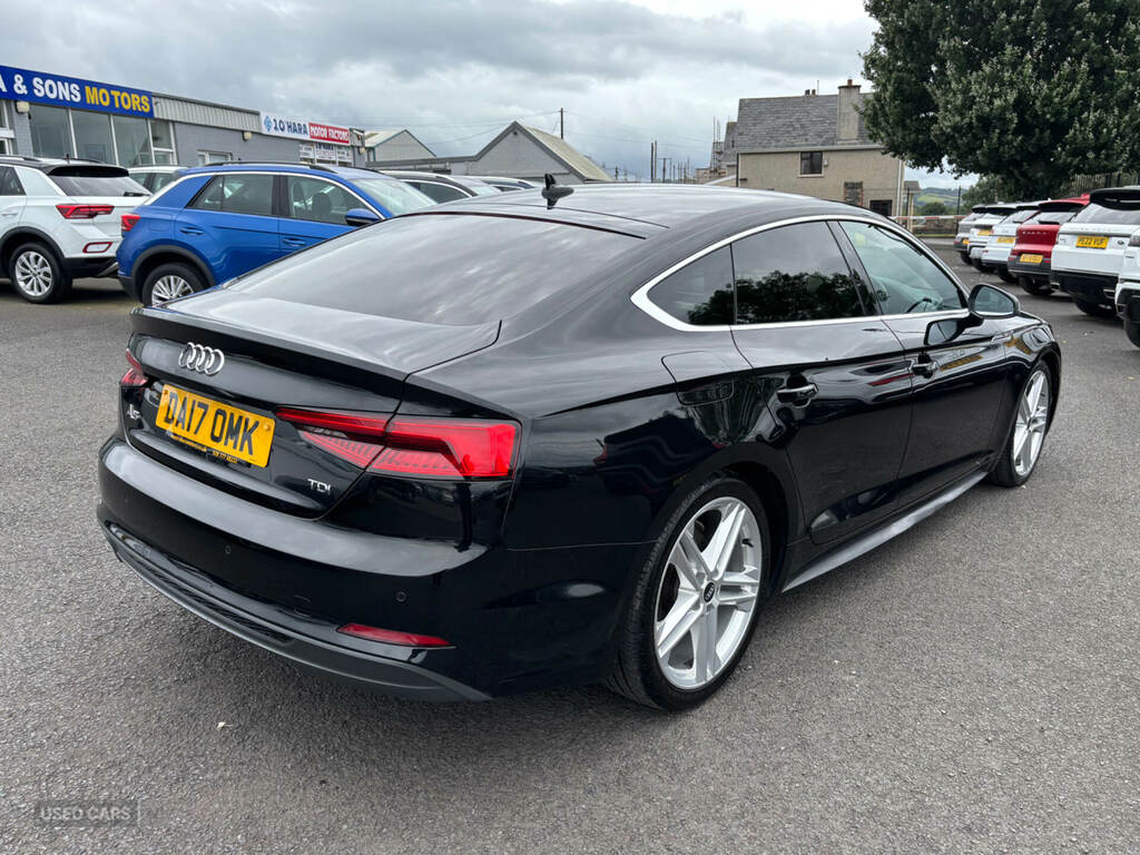 Audi A5 2.0 Tdi S Line A25TMD Black #4