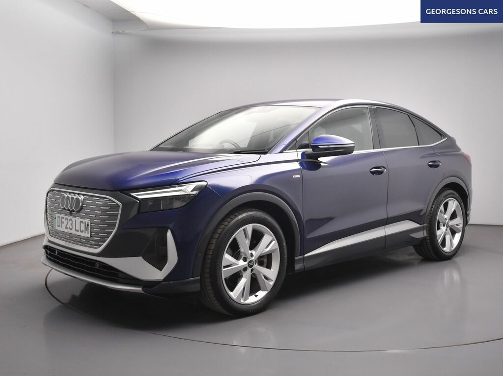 Audi Q4 E Tron S Line Sportback DF23LCM Blue #4