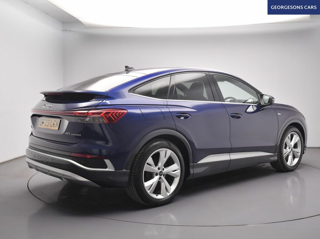 Audi Q4 E Tron S Line Sportback DF23LCM Blue #6
