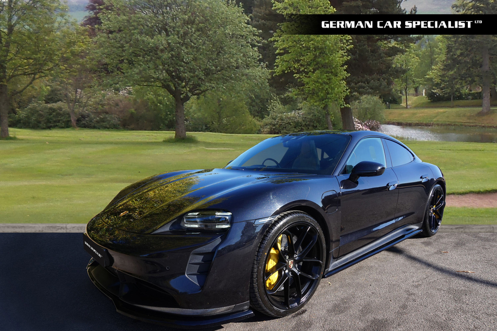 Porsche Taycan Saloon Black #3