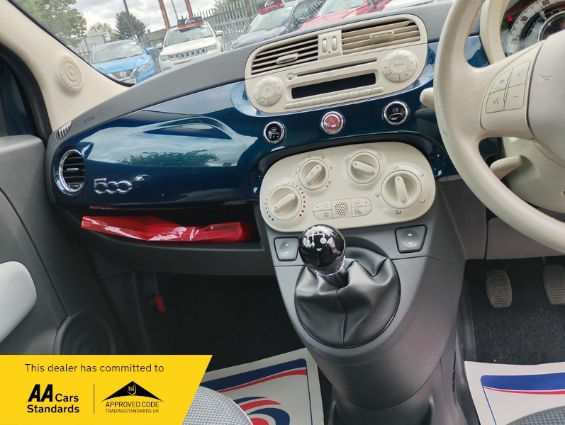 Fiat 500 Pop35rd Tax Ulez Complaint39k Blue #6