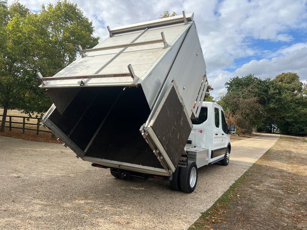 Ford Transit Custom 350 Leader Crewcab Tipper 7 Seater Brit Tip LP23ZJE #4