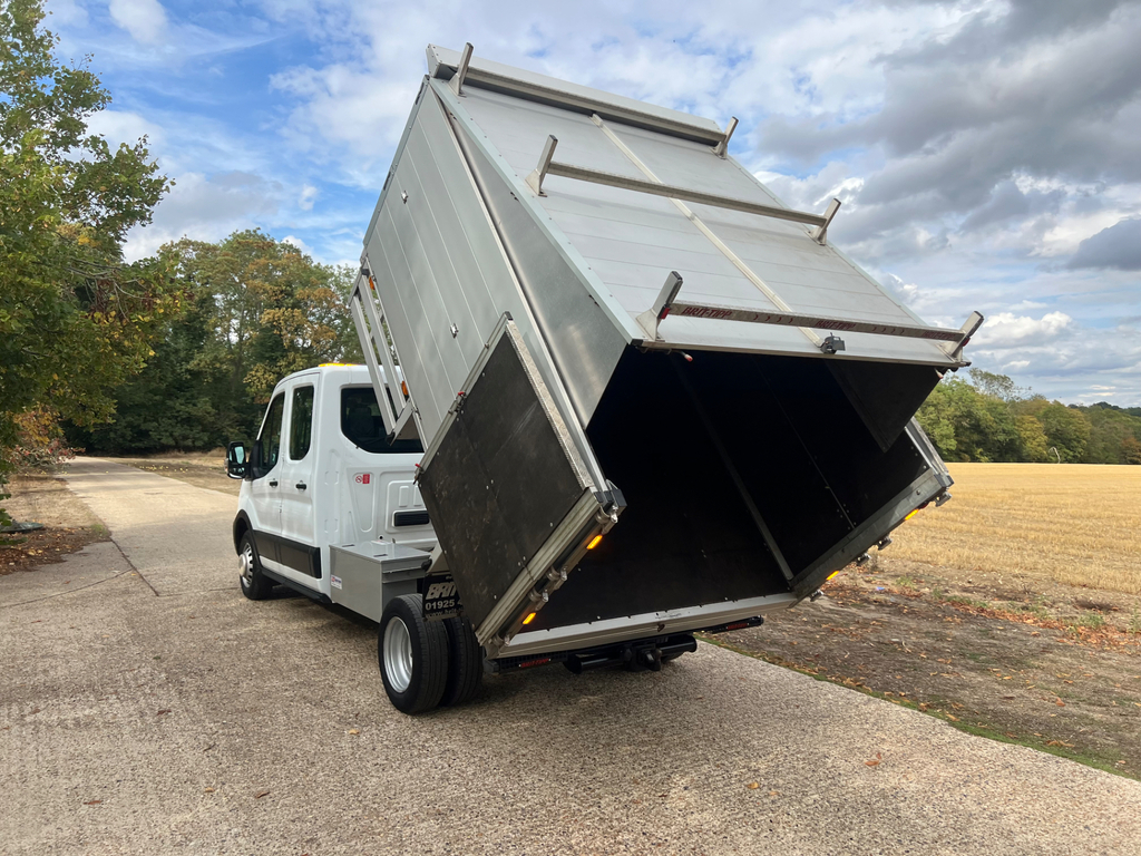 Ford Transit Custom 350 Leader Crewcab Tipper 7 Seater Brit Tip LP23ZJE #3