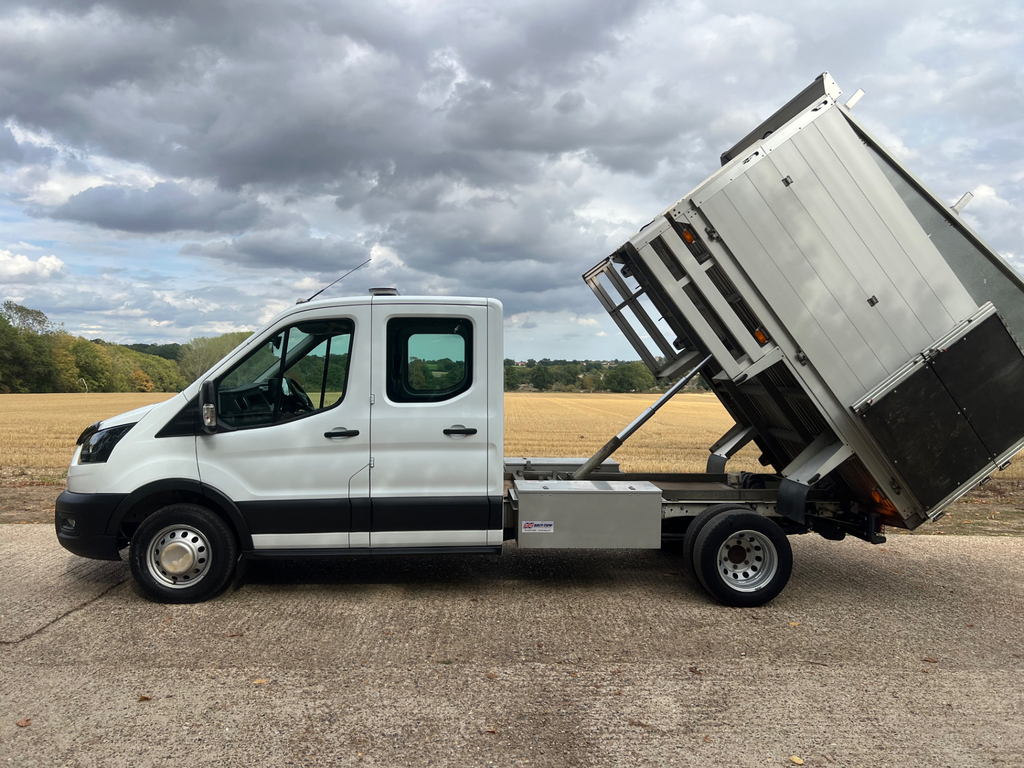 Ford Transit Custom 350 Leader Crewcab Tipper 7 Seater Brit Tip LP23ZJE #5