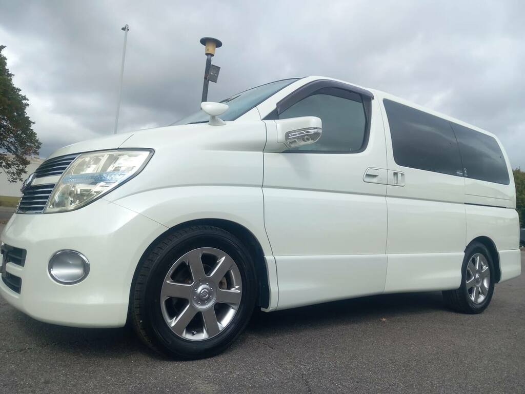 Nissan Elgrand 2.5 Black Leather Only 70,000 Miles 70K White #5