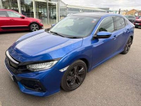 Honda Civic Hatchback 1.0 Vtec Turbo Ex 2018 Blue #3