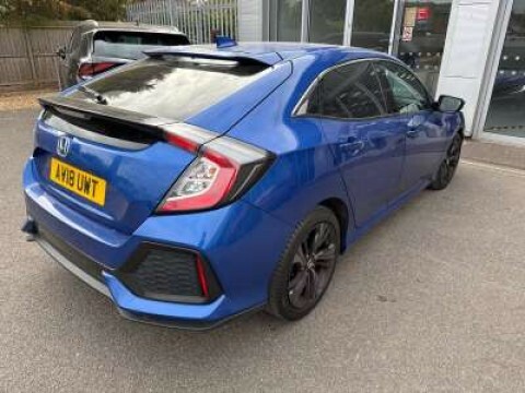 Honda Civic Hatchback 1.0 Vtec Turbo Ex 2018 Blue #6