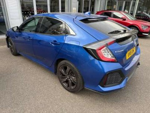 Honda Civic Hatchback 1.0 Vtec Turbo Ex 2018 Blue #4