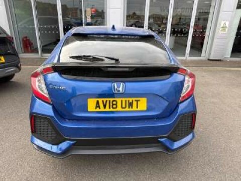 Honda Civic Hatchback 1.0 Vtec Turbo Ex 2018 Blue #5