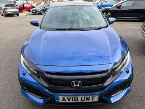 Honda Civic Hatchback 1.0 Vtec Turbo Ex 2018 Blue #2