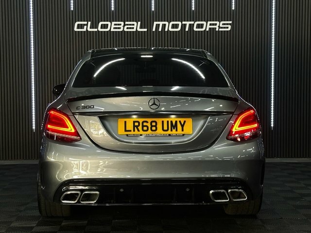 Mercedes-Benz C Class 2018 2.0 C300 Amg Line Saloon G-tronic LR68UMY Grey #4
