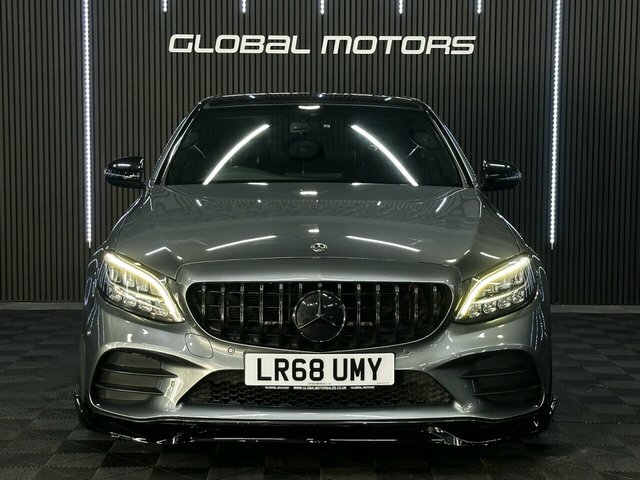 Mercedes-Benz C Class 2018 2.0 C300 Amg Line Saloon G-tronic LR68UMY Grey #3