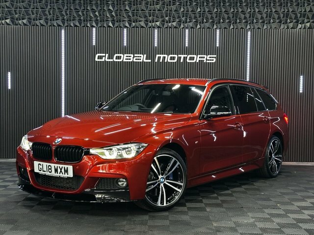 BMW 3 Series 2018 2.0 320D M Sport Shadow Edition Touring D Orange #2
