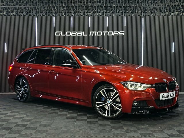 BMW 3 Series 2018 2.0 320D M Sport Shadow Edition Touring D Orange