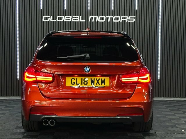 BMW 3 Series 2018 2.0 320D M Sport Shadow Edition Touring D Orange #4