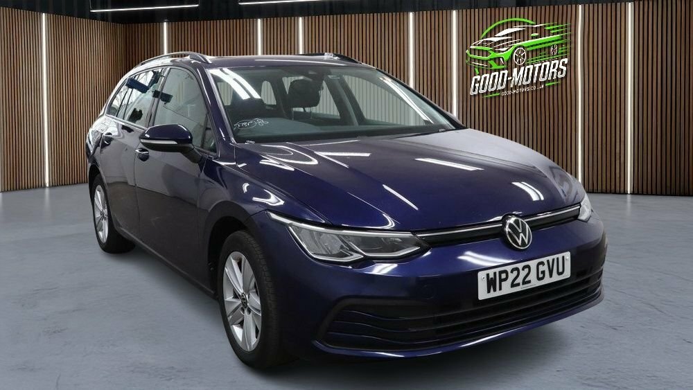 Volkswagen Golf 1L Life WP22GVU Blue #2