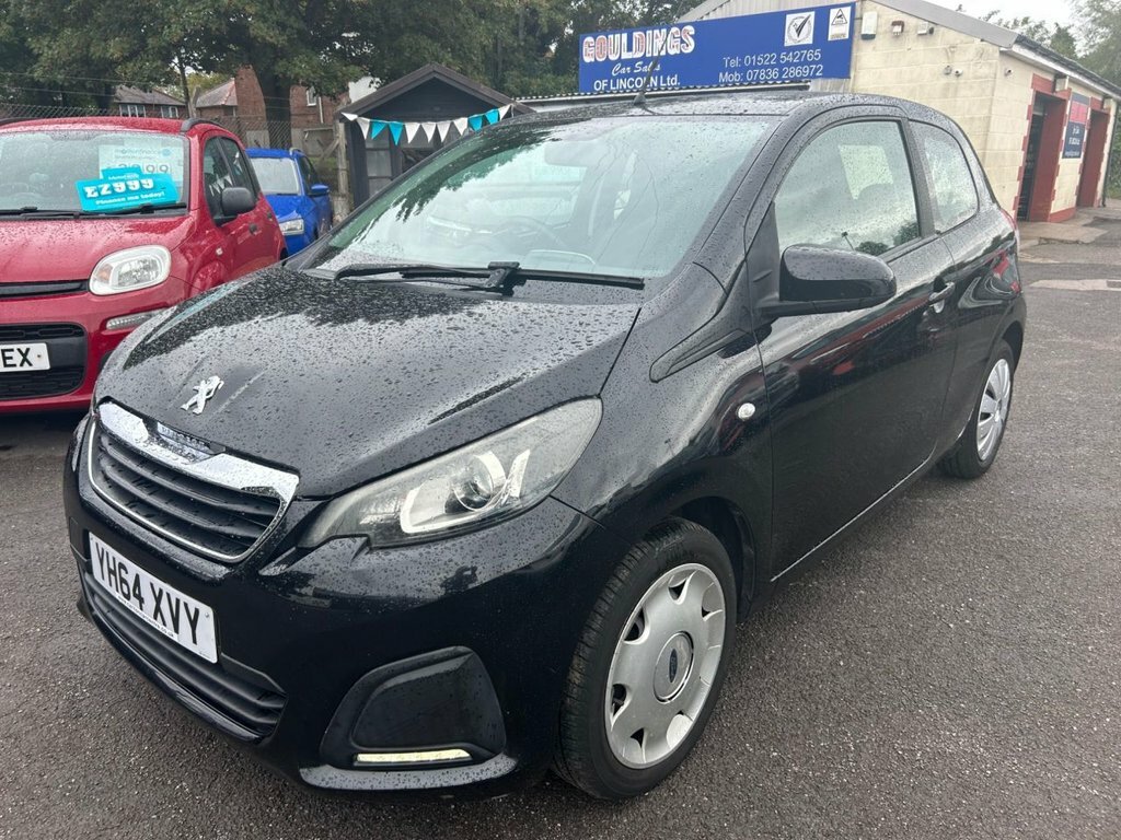 Peugeot 108 1.0 Vti Active Hatchback Euro 5 Black #3
