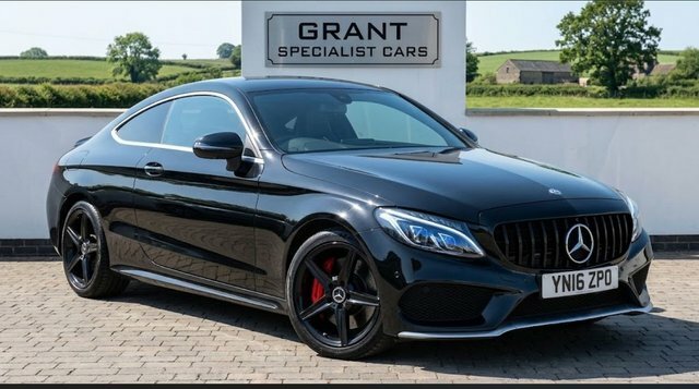 Mercedes-Benz C Class C220d Amg Line Coupe Black