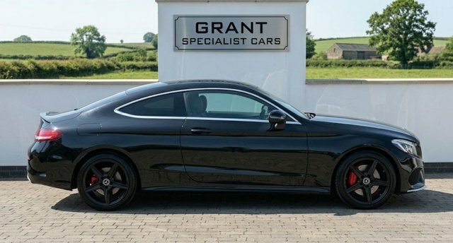 Mercedes-Benz C Class C220d Amg Line Coupe YH16ZPO Black #4