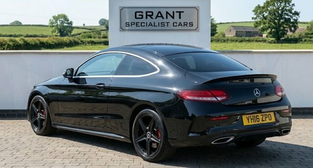 Mercedes-Benz C Class C220d Amg Line Coupe YH16ZPO Black #3