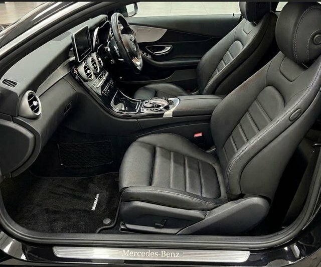 Mercedes-Benz C Class C220d Amg Line Coupe YH16ZPO Black #2