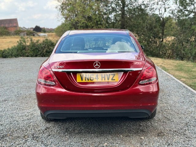 Mercedes-Benz C Class C200 Se Saloon Red #6