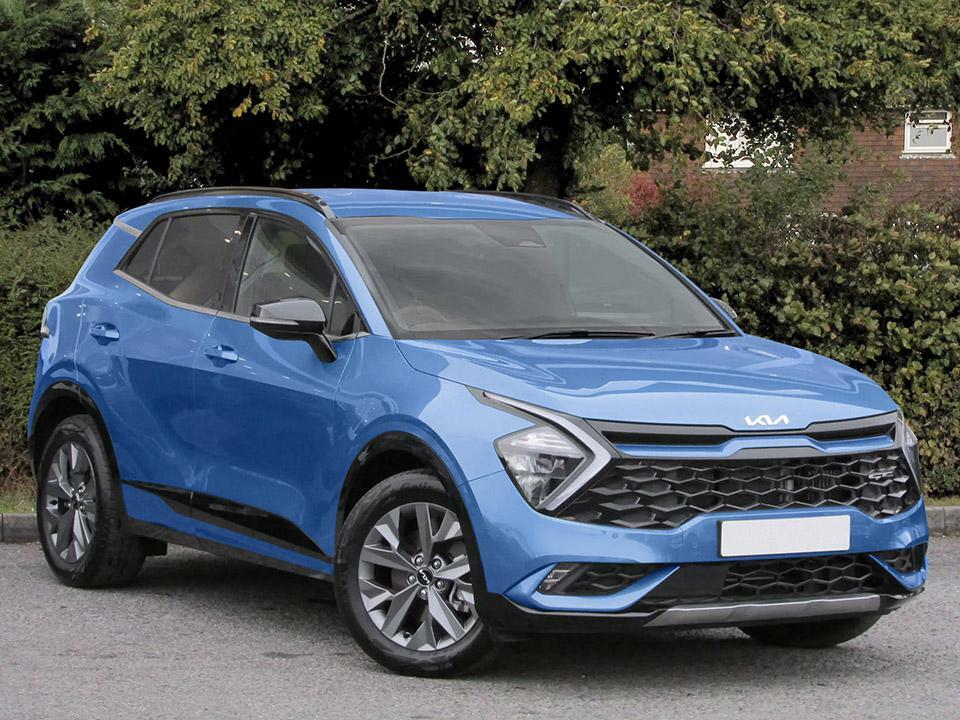 Kia Sportage 1.6 T-gdi Mhev Gt-line Suv Hybrid Dct E Blue