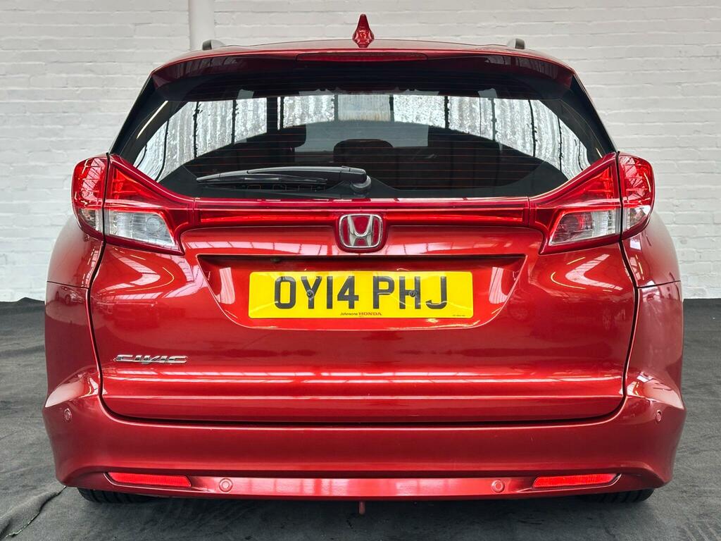 Honda Civic 1.8 I-vtec Se Plus Tourer Euro 5 Red #5