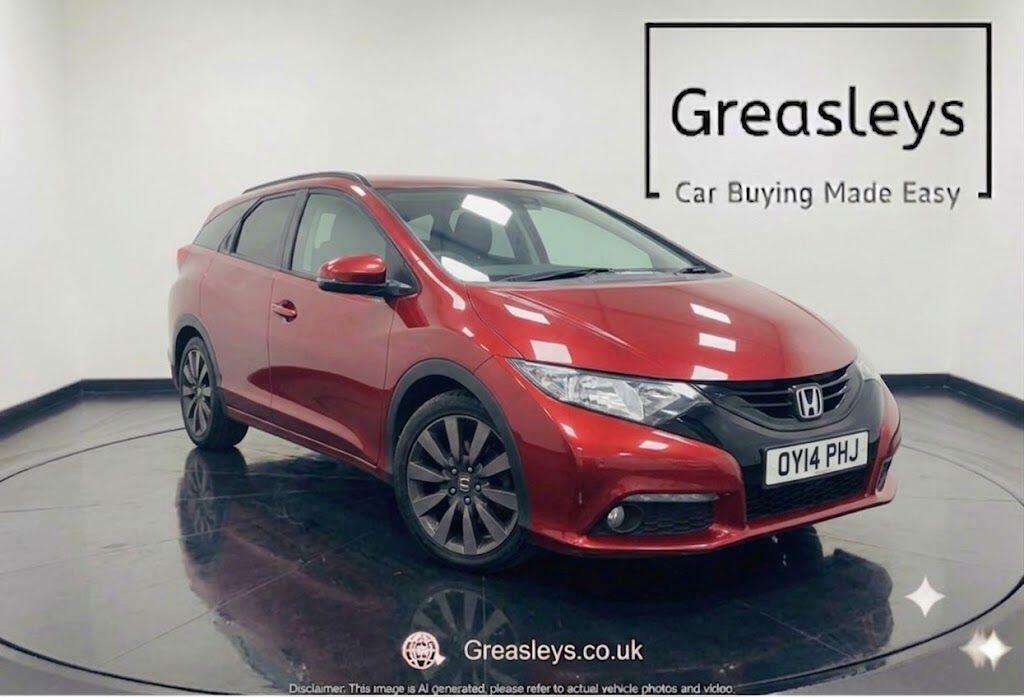 Honda Civic 1.8 I-vtec Se Plus Tourer Euro 5 Red